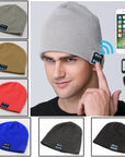 European And American Outdoor Wireless Headset Knitted Hat Multifunctional Music Hat