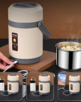 2L USB Electric Heated Lunch Box