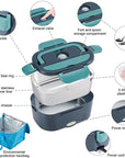 Dual Use Electric Heated Lunch Box